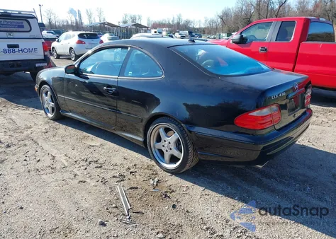 2002 Mercedes-Benz Clk 430 z USA, uszkodzony, nr VIN WDBLJ70G82T120757